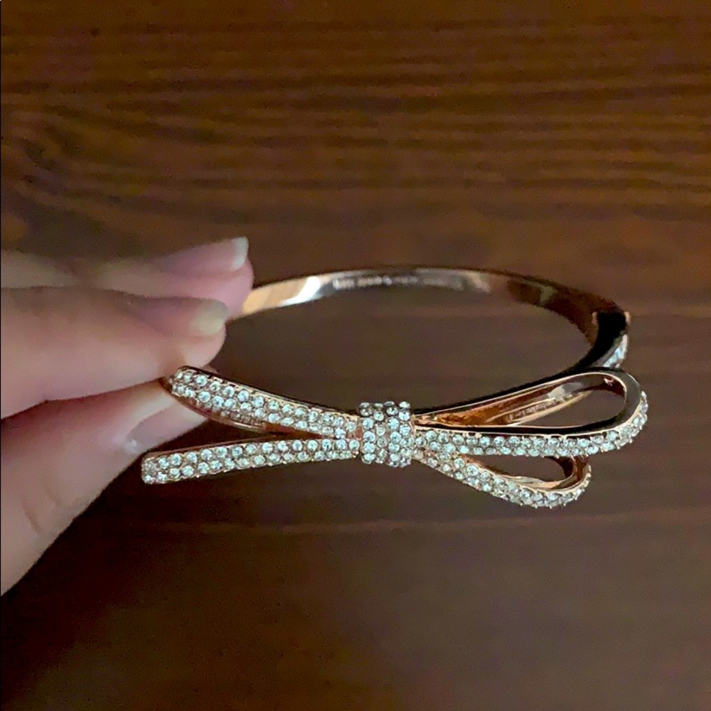 Kate Spade Rose Gold Bow Bangle/Cuff